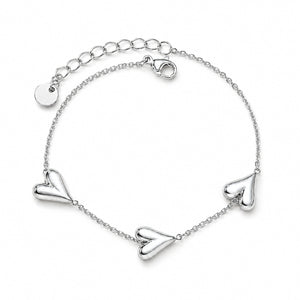 Alva Heart Bracelet - Silver