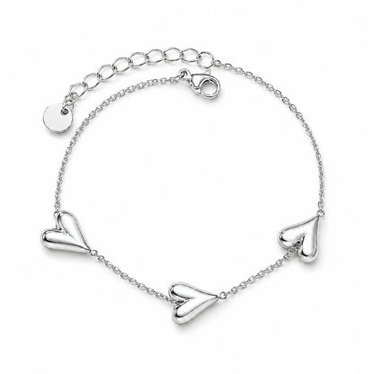 Alva Hjerte Armbånd - Sølv