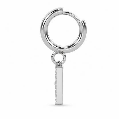DD Hoops Diamond - Silver