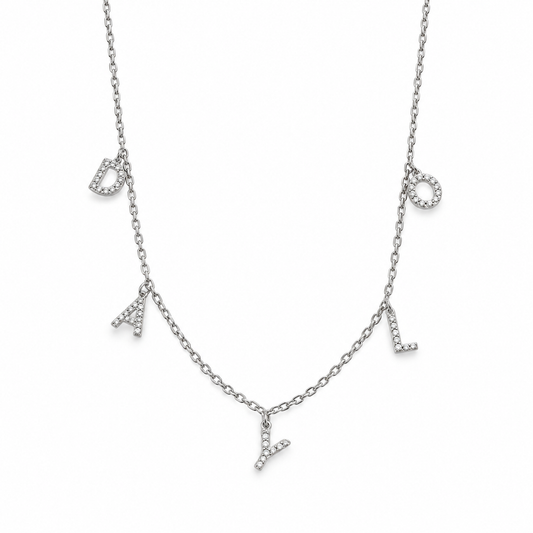 Diamond Necklace - Silver
