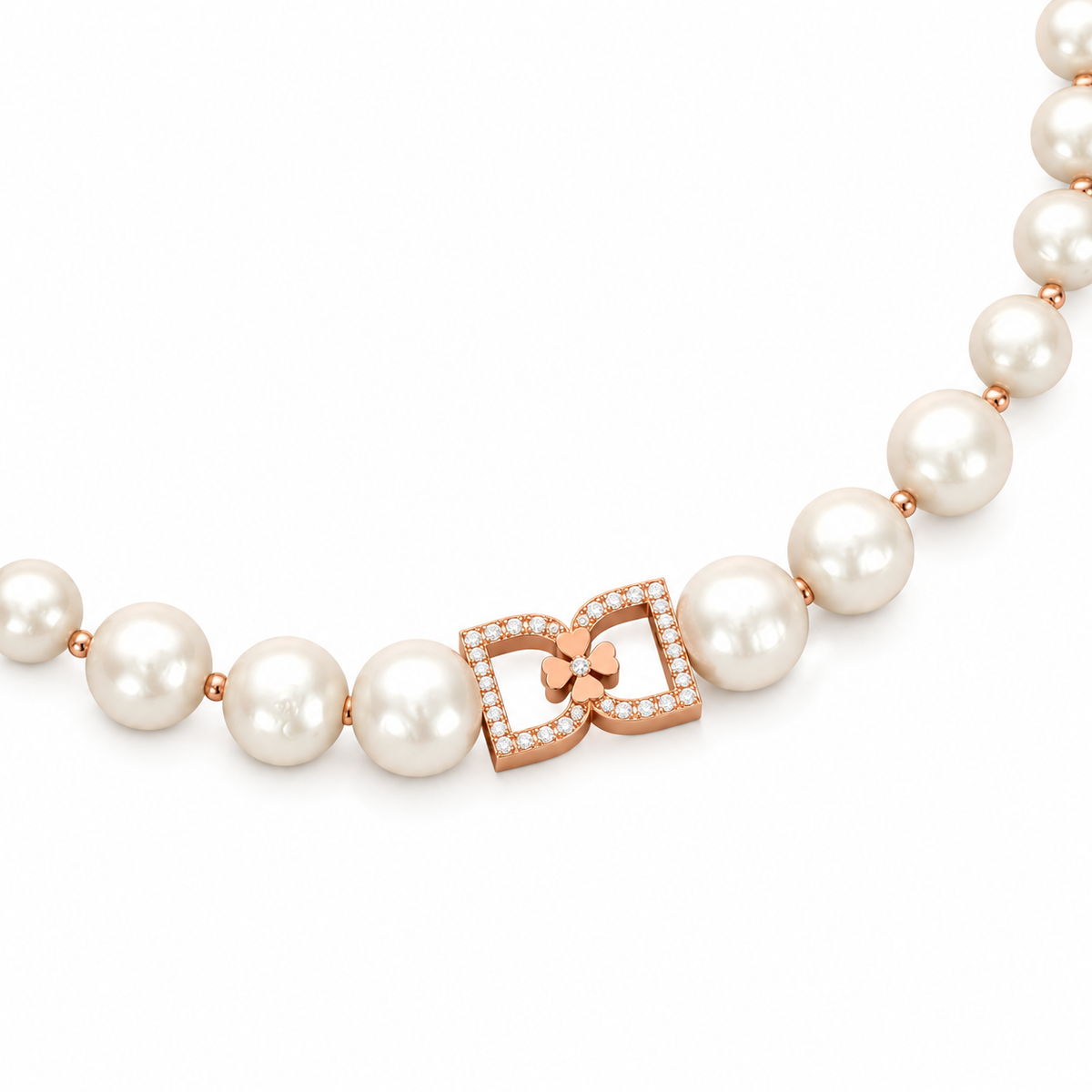 DD Choker Diamanter - Rosaguld