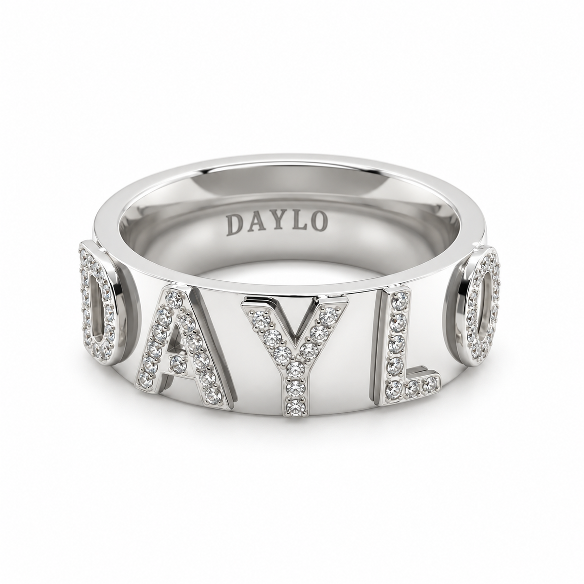 Signatur Diamant Ring - Sølv