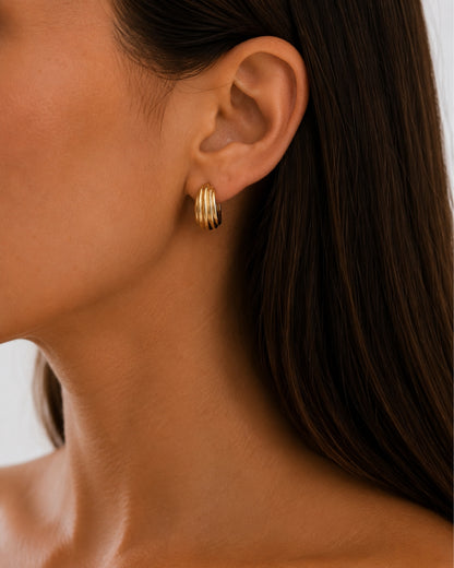 Delora Earrings - Gold