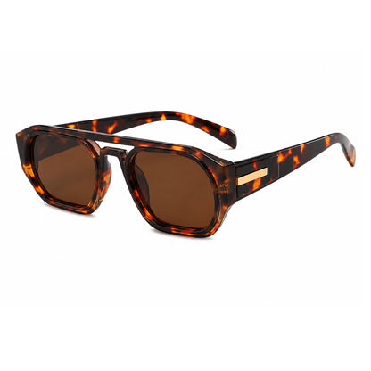 Axton Sonnenbrille - Leopard Braun