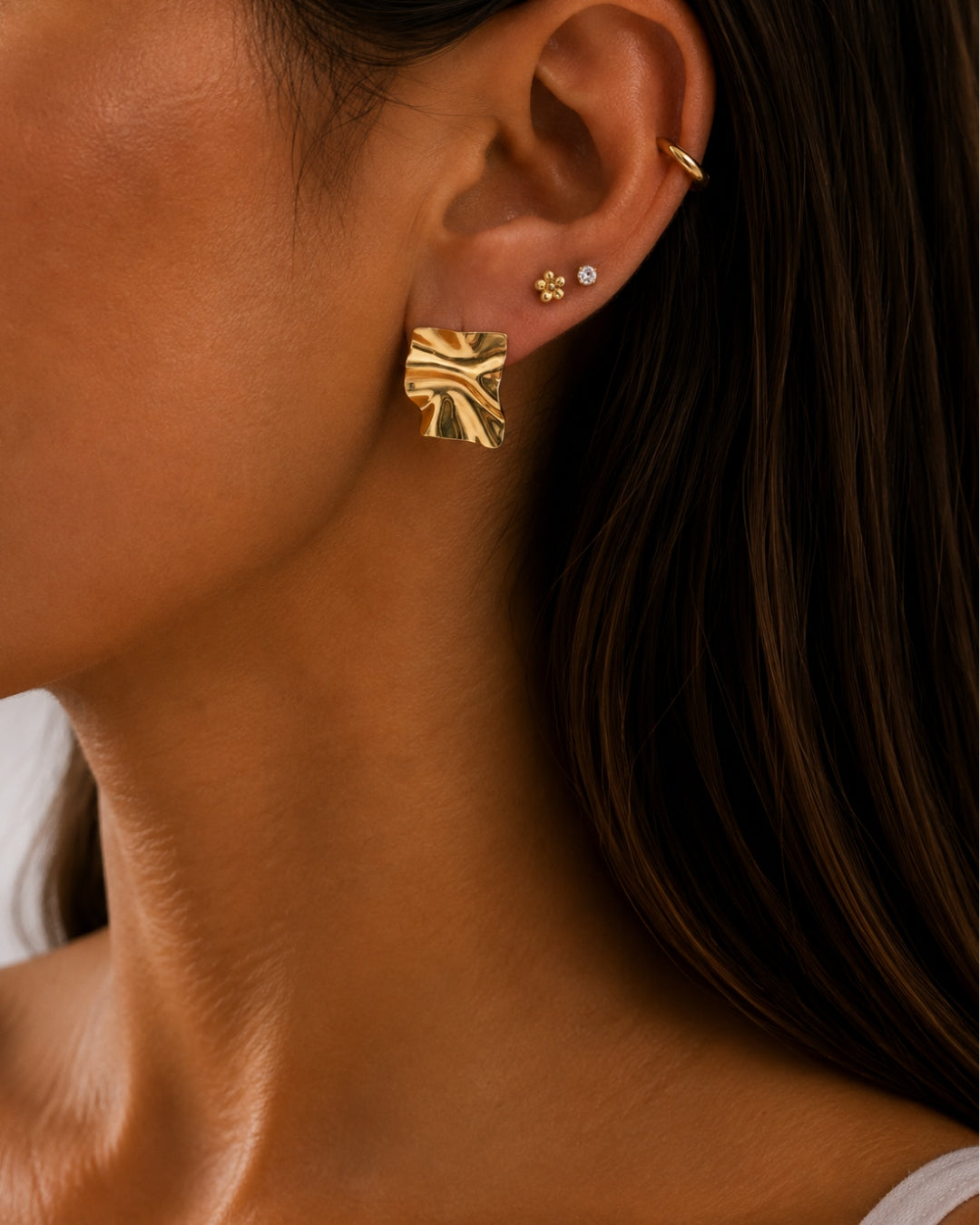 Elira Earrings - Gold