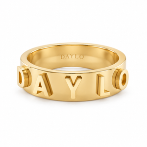 Signatur Ring - Guld