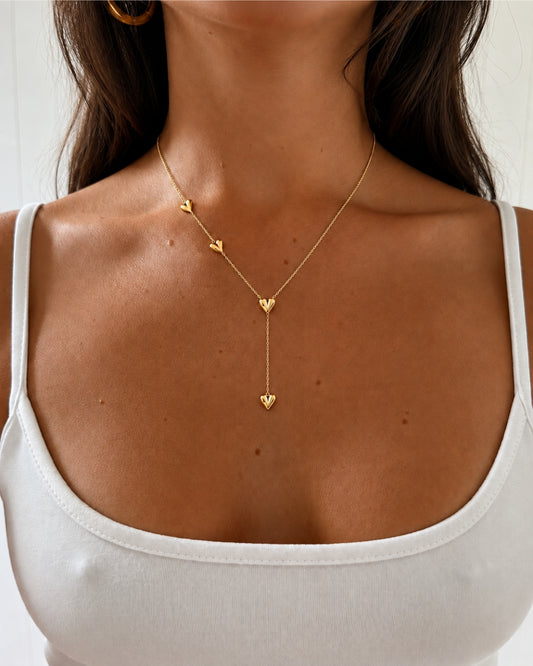 Alva Heart Necklace - Gold