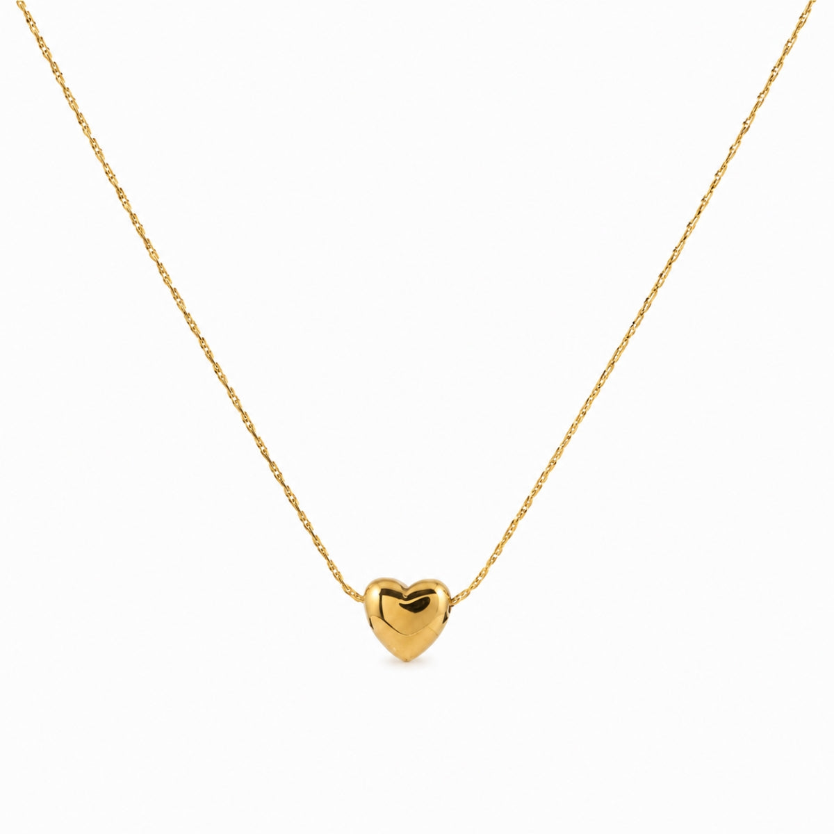 Herz Halskette Petit - Gold