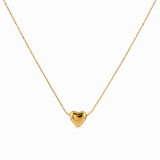 Herz Halskette Petit - Gold